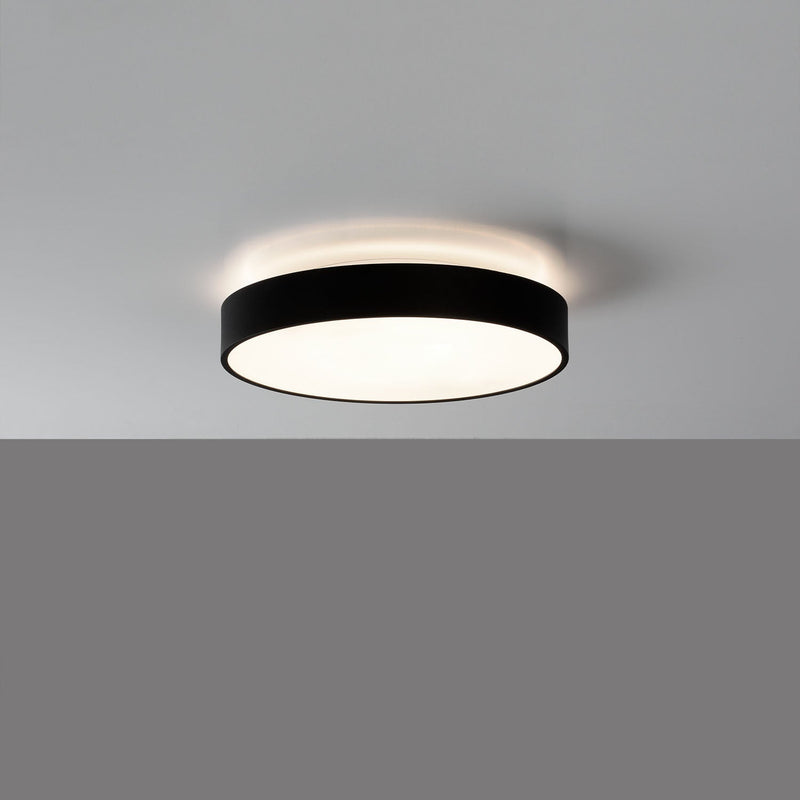 ACB Lisboa Plafón 3851/40 Negro Texturado, LED 30W 3000K 2745lm + 5W 3000K 460lm, CRI90 CL.I, LED integrado, Casambi P385140NCA