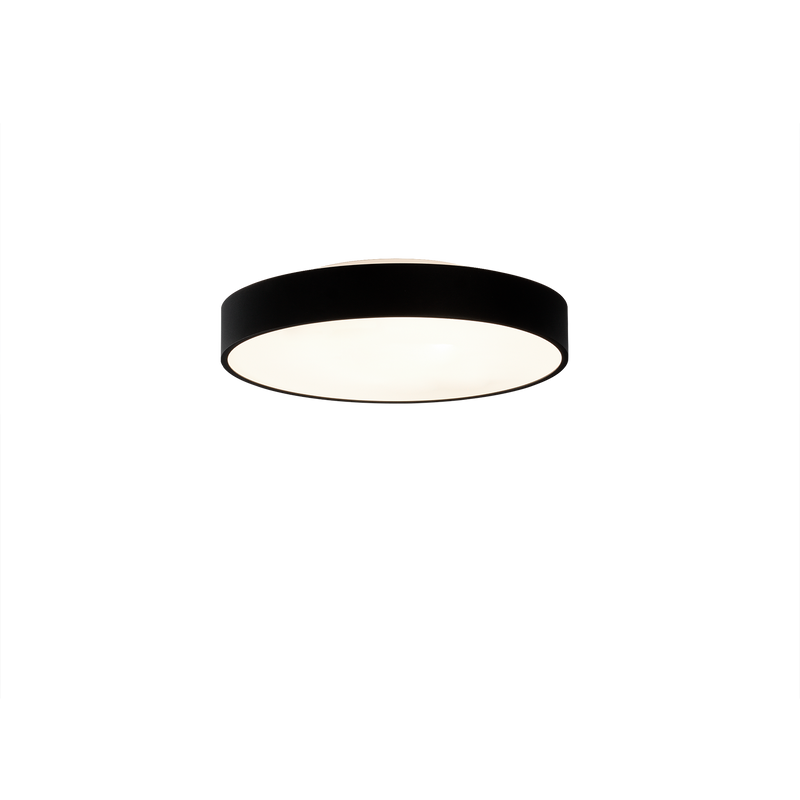 ACB Lisboa Plafón 3851/40 Negro Texturado, LED 30W 3000K 2745lm + 5W 3000K 460lm, CRI90 CL.I, LED integrado P385140N