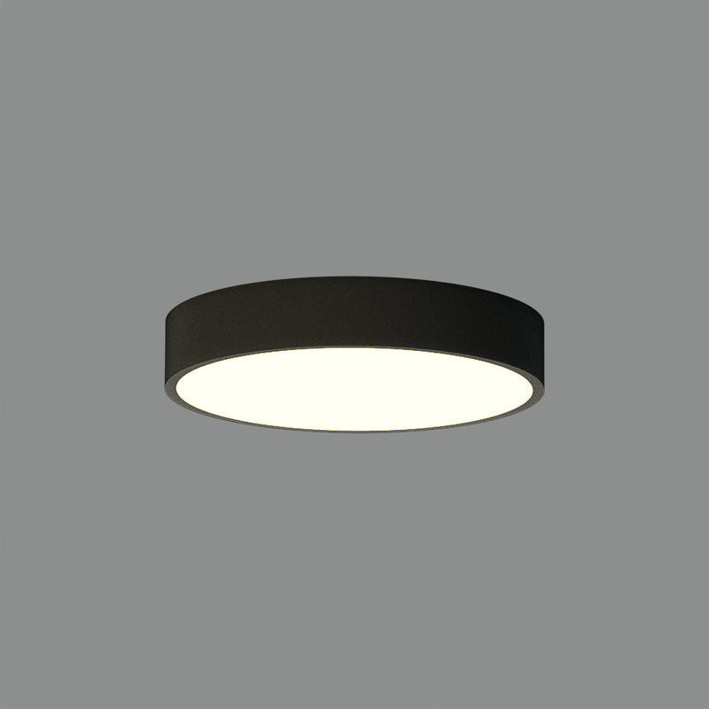 ACB London Plafón 3760/30 Negro Texturado, LED 17W 3000K 1270lm, CRI90 CL.I, LED integrado P376030N