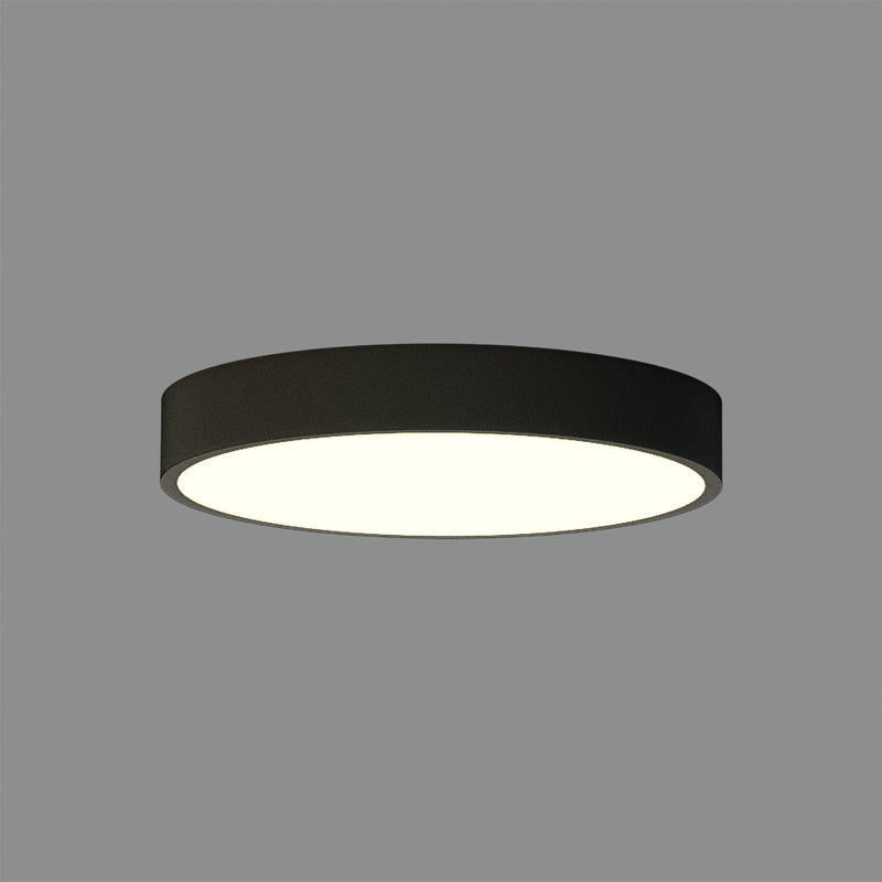 ACB London Plafón 3760/40 Negro Texturado, LED 22W 3000K 1679lm, CRI90 CL.I, LED integrado P376040N