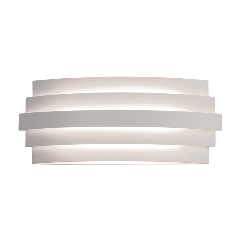 ACB Luxur Aplique 16/3840-30 Blanco texturado, LED 20W 1200lm, CRI90 CL.I, LED integrado, Kelvin 2700K-3000K Slide Switch A3840070B