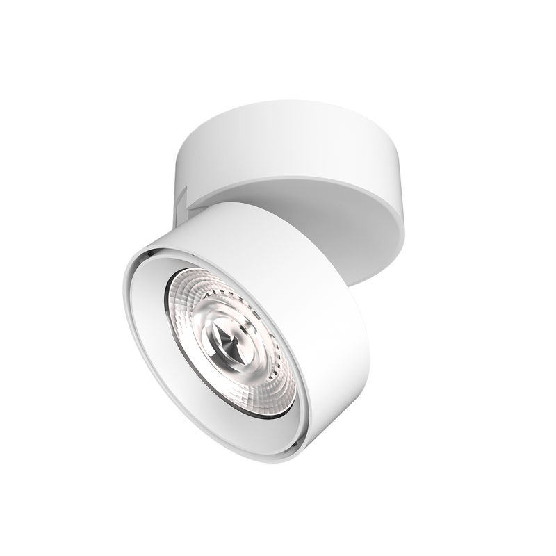 ACB Mako Plafón 3843/9 Blanco texturado, LED COB 20W 3000K 1875lm, CRI90 CL.I, LED integrado, Orientable P384310B