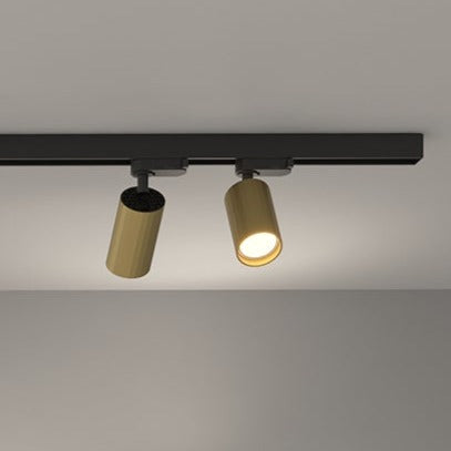 ACB Modrian Track light 3951/10 Negro/Oro Técnico, LED GU10 8W, CL.II, Orientable T3951080O