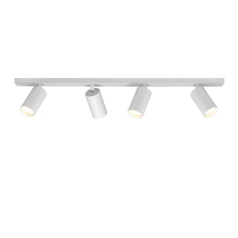 ACB Modrian Plafón 3951/R4 Blanco, LED GU10 4x8W, CL.I, Orientable P3951480B