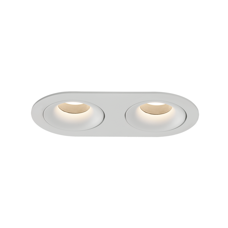 ACB Musca Empotrable 3947/21 Blanco texturado, LED GU10 2x8W, CL.II E3947180B