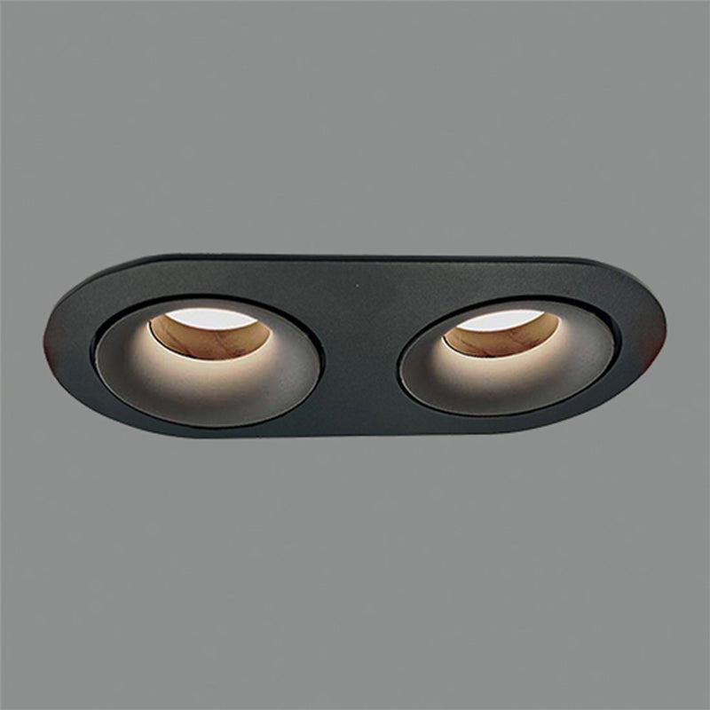 ACB Musca Empotrable 3947/21 Negro Texturado, LED GU10 2x8W, CL.II E3947180N