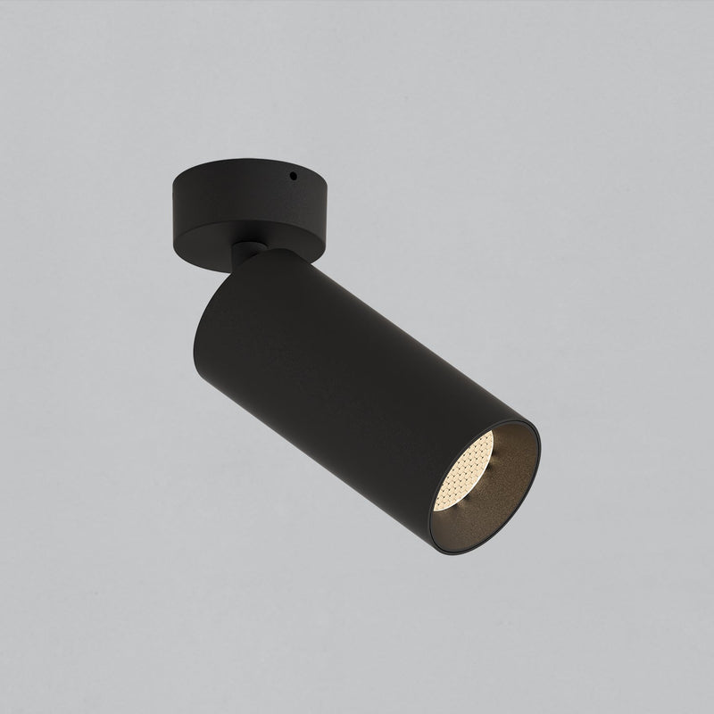 ACB Pipe Foco 3986 Negro Texturado, LED COB 12W 3000K 1240lm, CRI90 CL.I, LED integrado, Orientable F3986000N