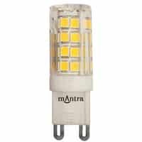 Mantra Bombillas G9 LED G9 4W 2700K 360lm blanco R09202