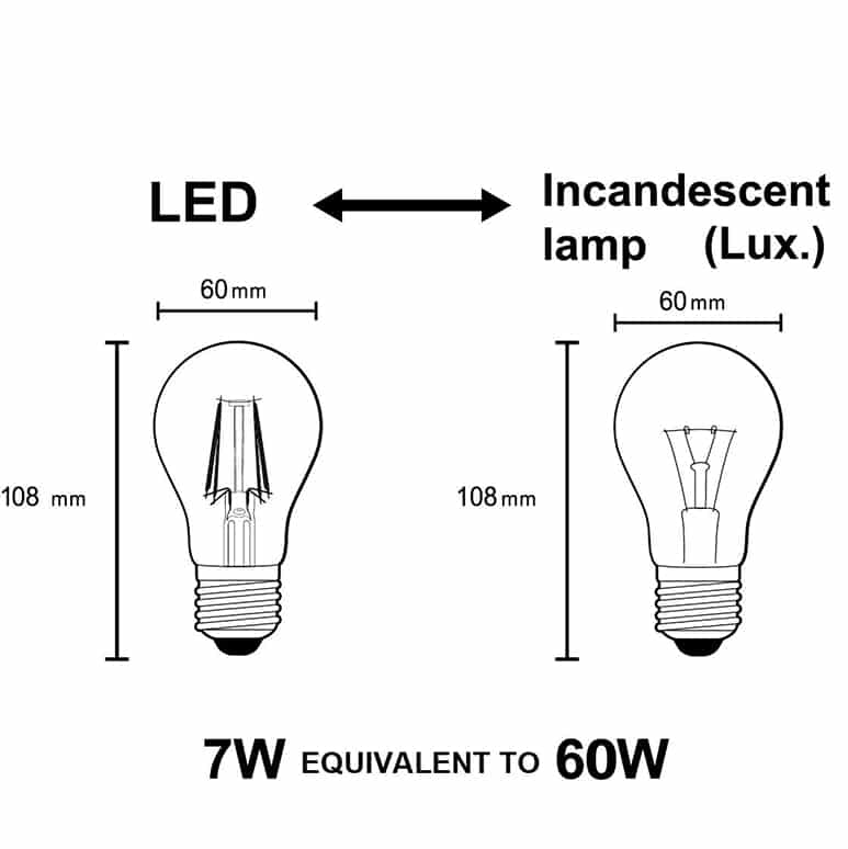 Mantra Bombillas E27 LED E27 8W 3000K 800lm blanco R09250