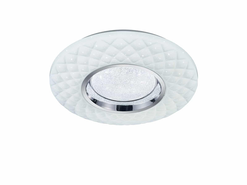 Trio Magnolia Plafón LED de plástico blanco R62720101