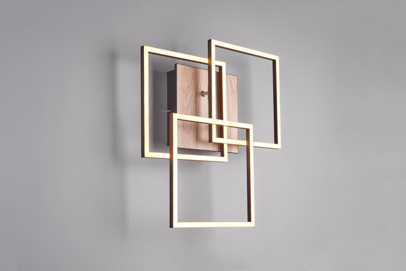 Trio Mobile Plafón LED MDF imitación de madera R62883135