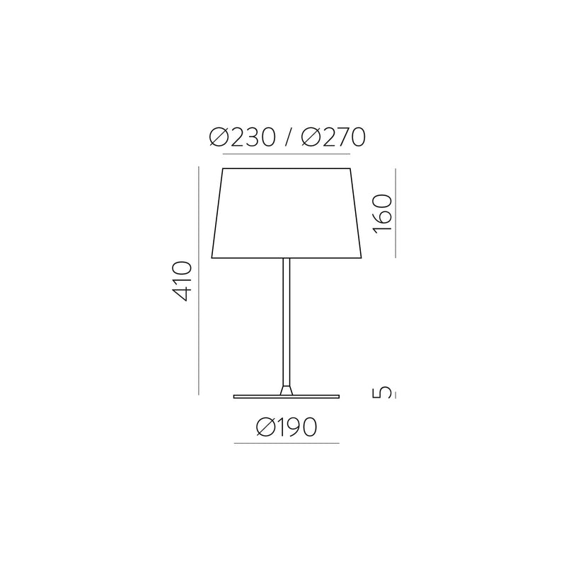 ACB Stilo Sobremesa 8202/41 Blanco, Kit Negro Text., LED E27 15W, CL.II S8202080N