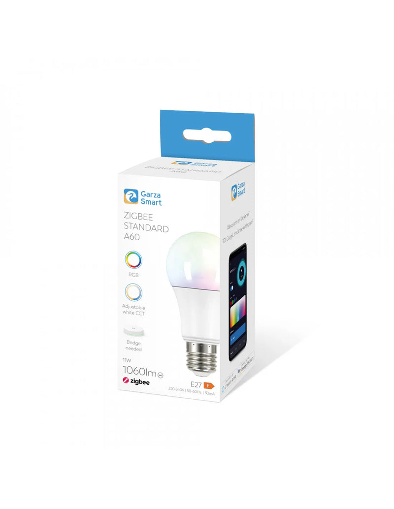 Garza Bombilla LED Zigbee Estándar E27 A60 11W (equivale 75W)