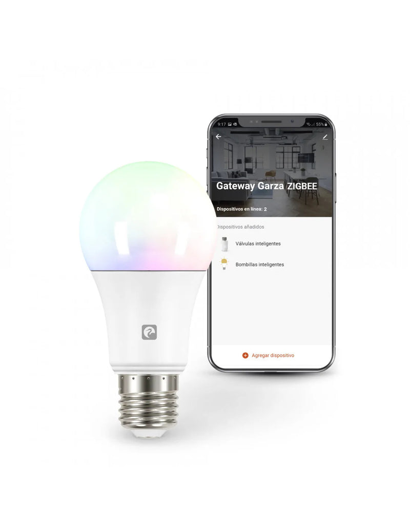 Garza Bombilla LED Zigbee Estándar E27 A60 11W (equivale 75W)