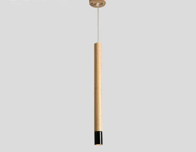 Ambrose - Modern Nordic Long Hanging Wood Light