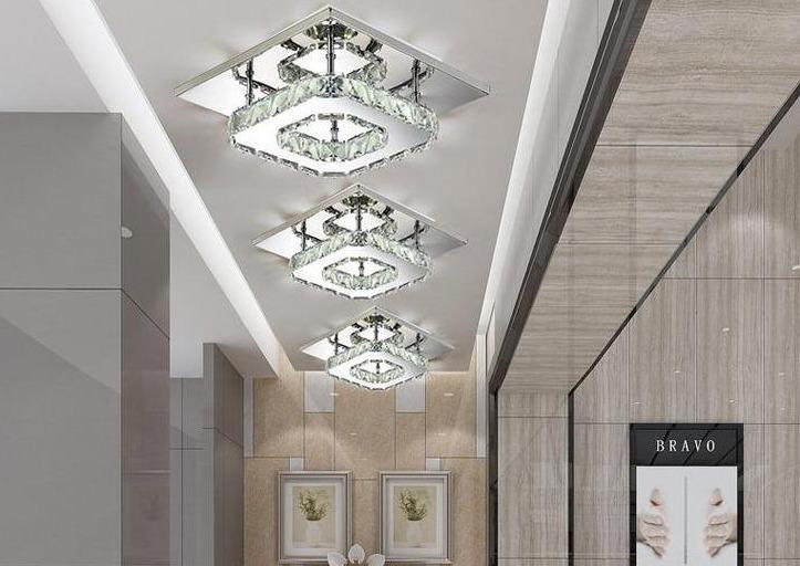 Cesar - Crystal Ceiling Light