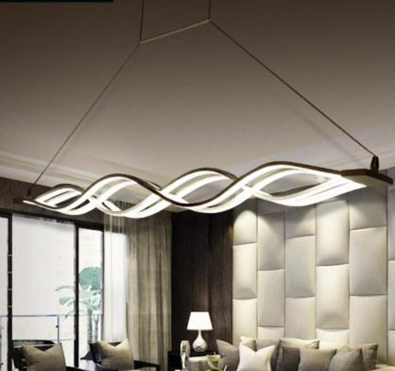 LED Wave Chandelier