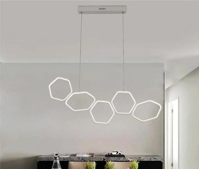 Jocasta - Art Deco LED Geometric Chandelier