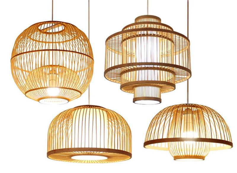 Calico - Bamboo Pendant Hanging Light