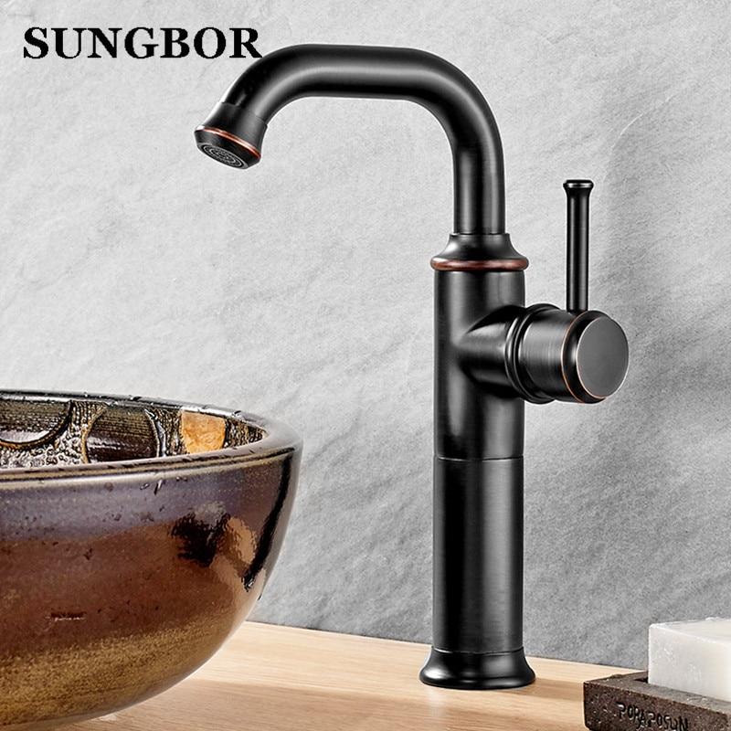 Anaia - Vintage Style Brass Bathroom Faucet