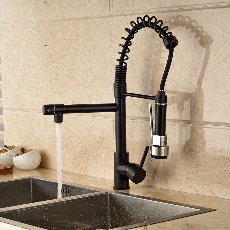 Carylon - LED Kitchen Spring Deck Mounted Faucet