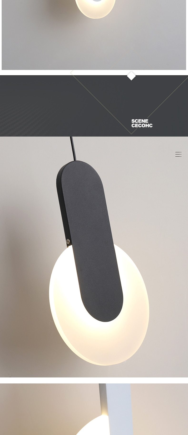 Declan - Modern LED Hanging Light