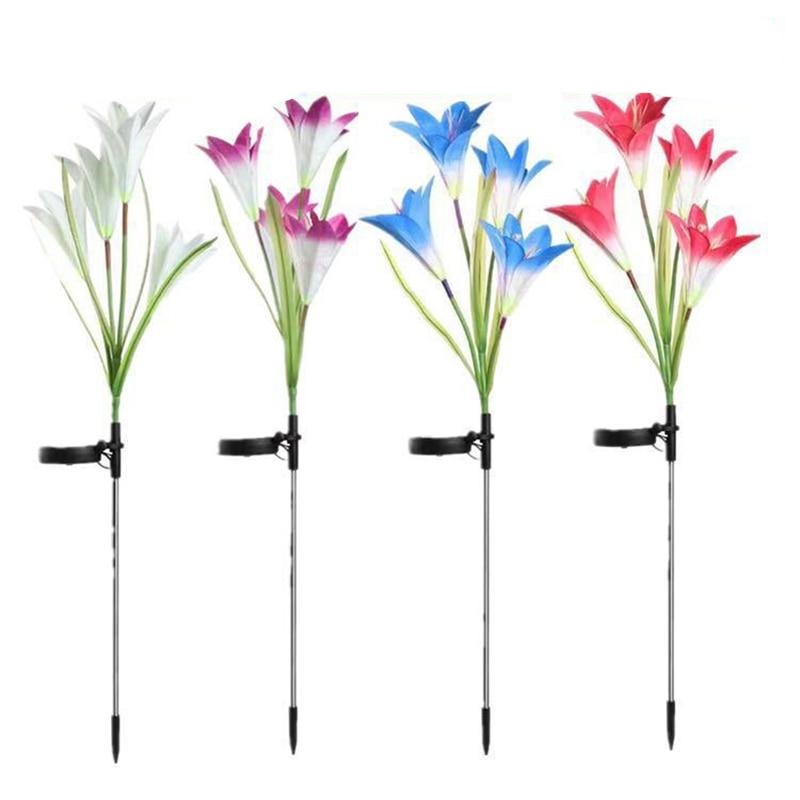 Artificial Lilies LED Garden Lights