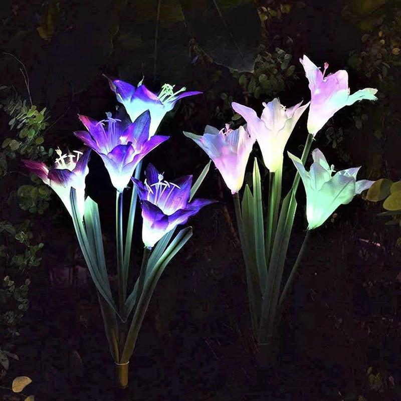 Artificial Lilies LED Garden Lights