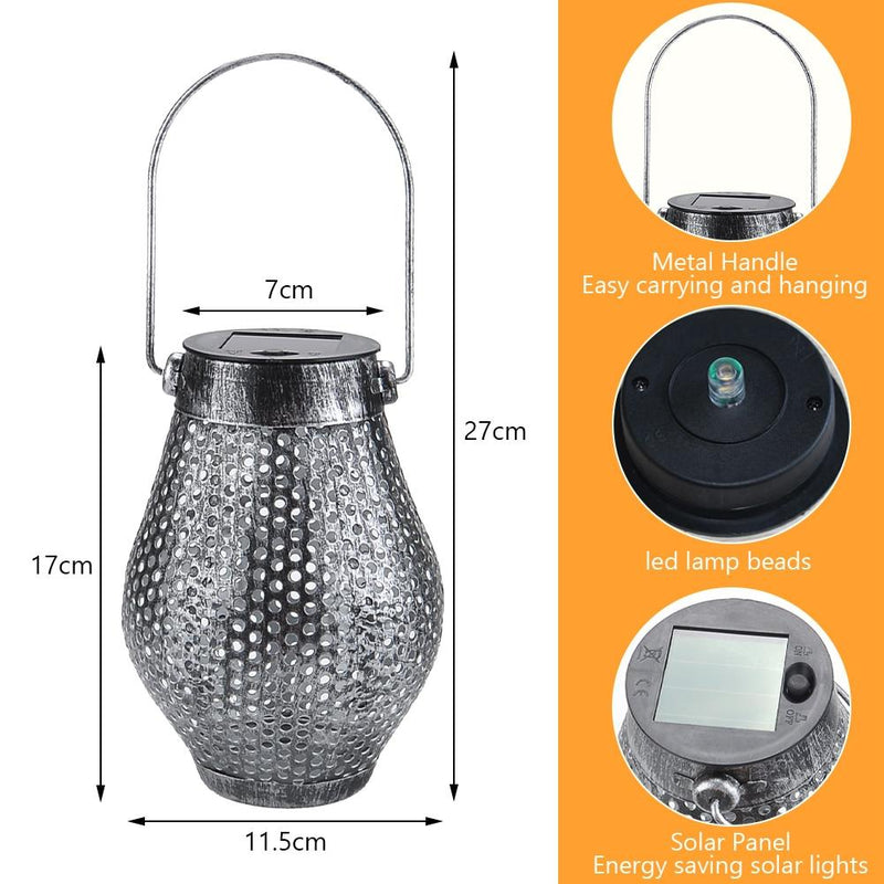 Zaid - Solar Outdoor Shadow Cast Lantern