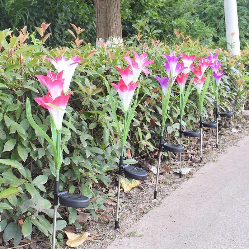 Artificial Lilies LED Garden Lights