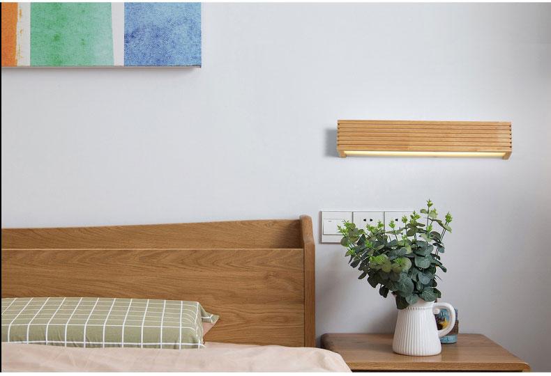 Statuto - Modern Nordic Wooden Wall Lamp