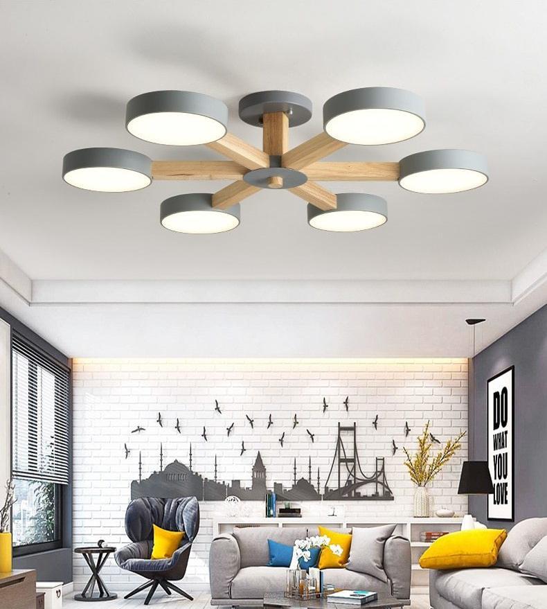 Modern Luxury Multi Stem Lamp Chandelier