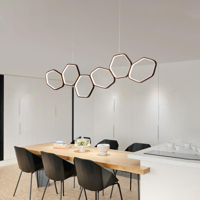 Jocasta - Art Deco LED Geometric Chandelier