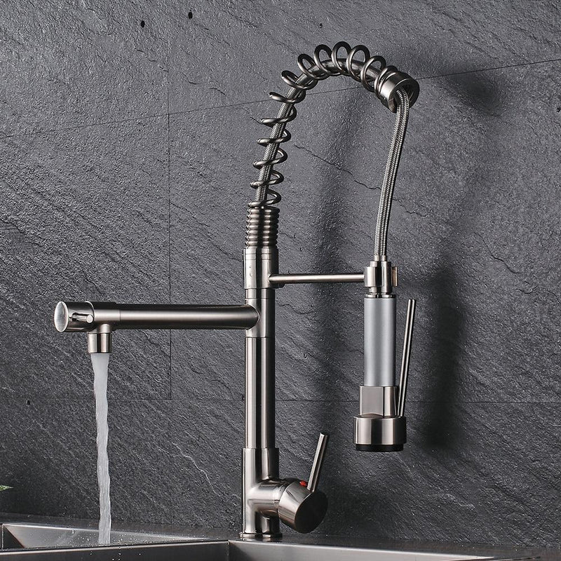 Carylon - LED Kitchen Spring Deck Mounted Faucet