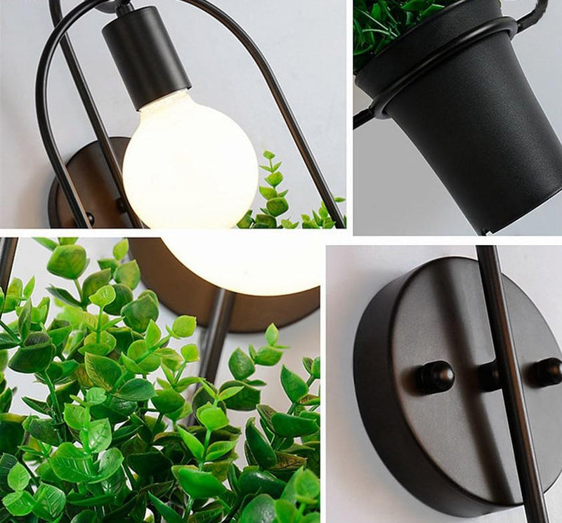 Brielle - Modern Nordic Planter Wall Lamp