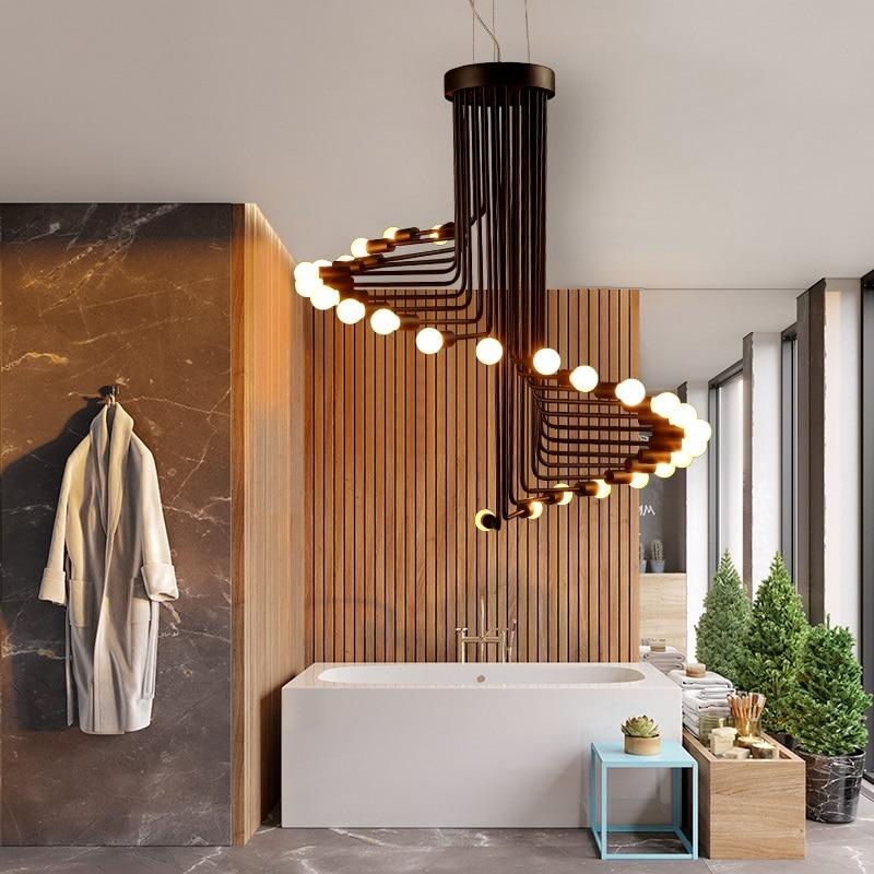 Ava - Modern Nordic Spiral Chandelier