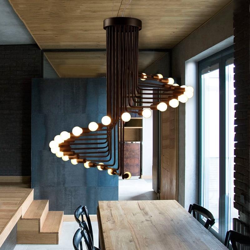 Ava - Modern Nordic Spiral Chandelier