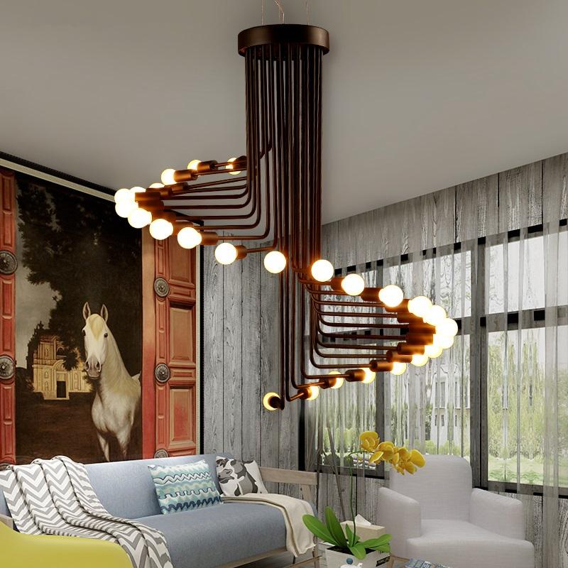 Ava - Modern Nordic Spiral Chandelier