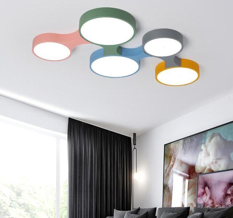 Cogs - Modern Nordic Colorful Ceiling Light