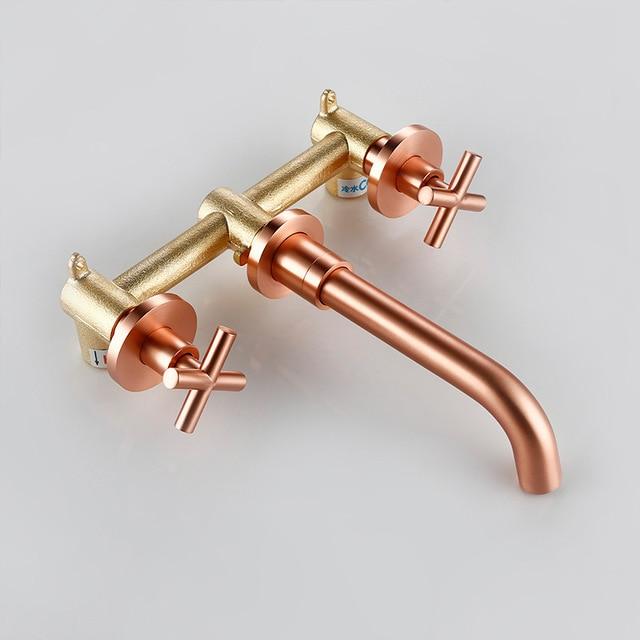 Bertinelli - Double Cross Handle Wall Mounted Faucet