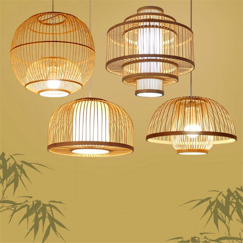 Calico - Bamboo Pendant Hanging Light