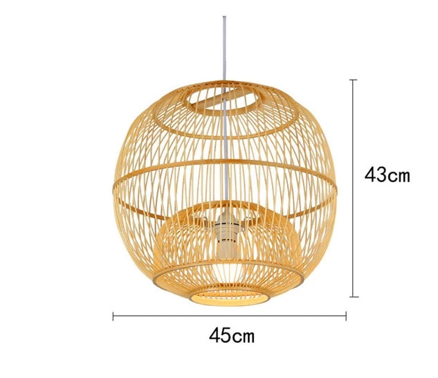 Calico - Bamboo Pendant Hanging Light