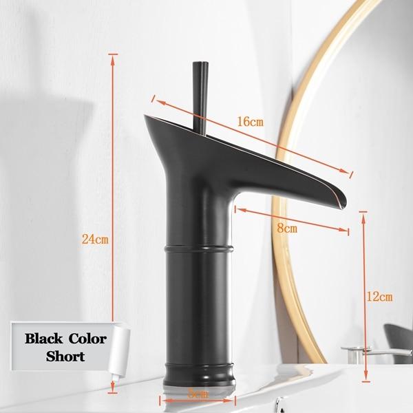 Clifton - Elegant Single Handle Waterfall Bathroom Faucet