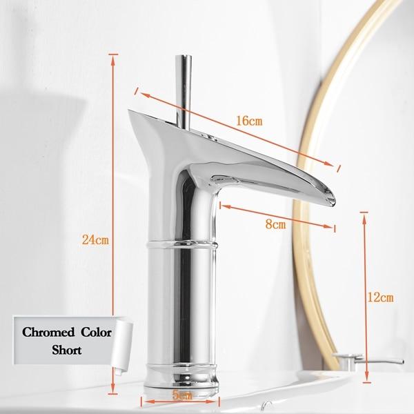 Clifton - Elegant Single Handle Waterfall Bathroom Faucet