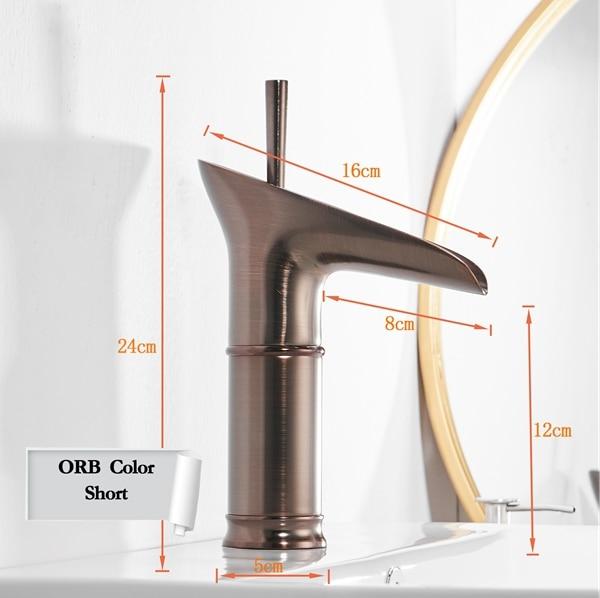 Clifton - Elegant Single Handle Waterfall Bathroom Faucet