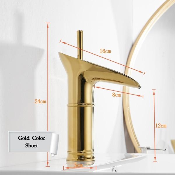 Clifton - Elegant Single Handle Waterfall Bathroom Faucet