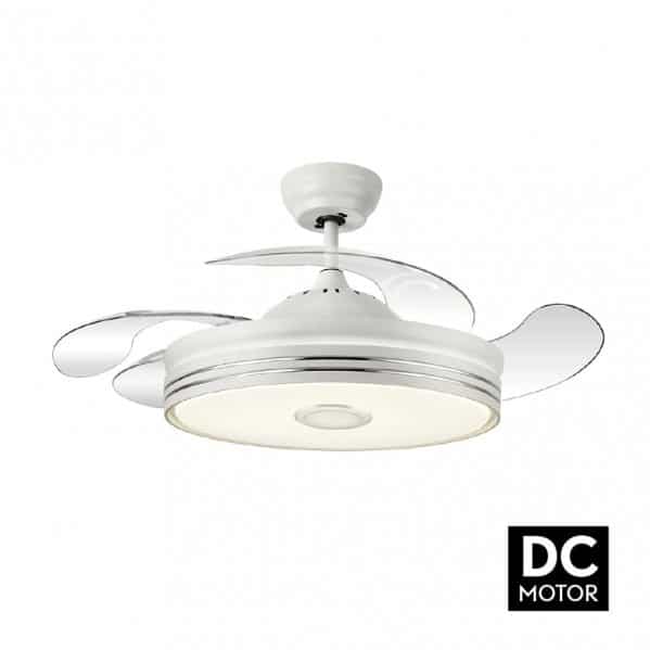 Fabrilamp Matanuska Ventilador Dc 72w 7200lm Blanco Bluethooth 32/47x55/108d.4 Aspas Desp.6 Vel.3 Color. 142791401